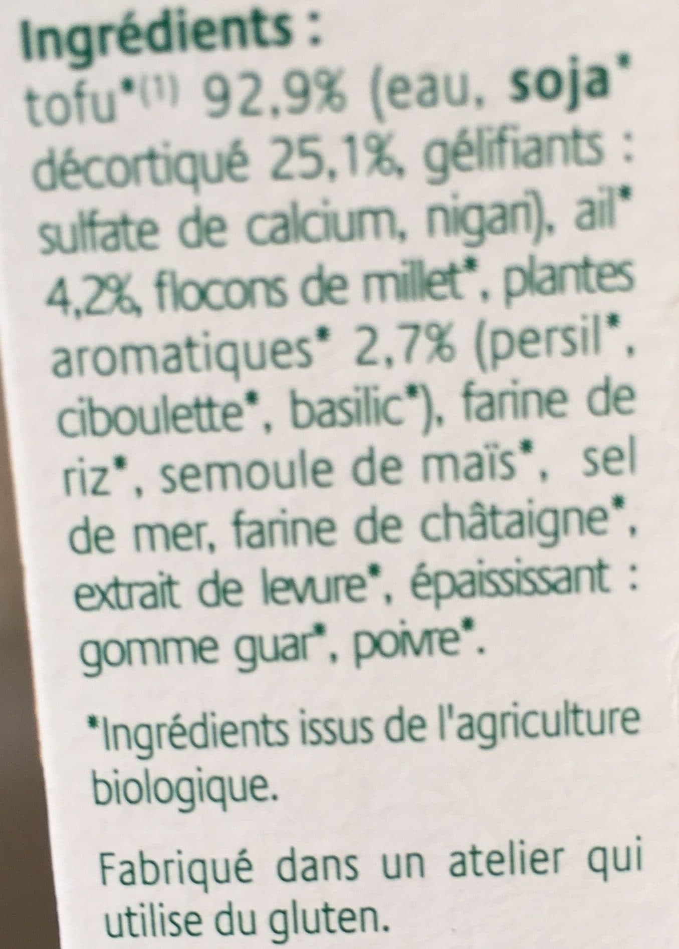 Soy Croc Tofou Ail & Fines Herbes packshot