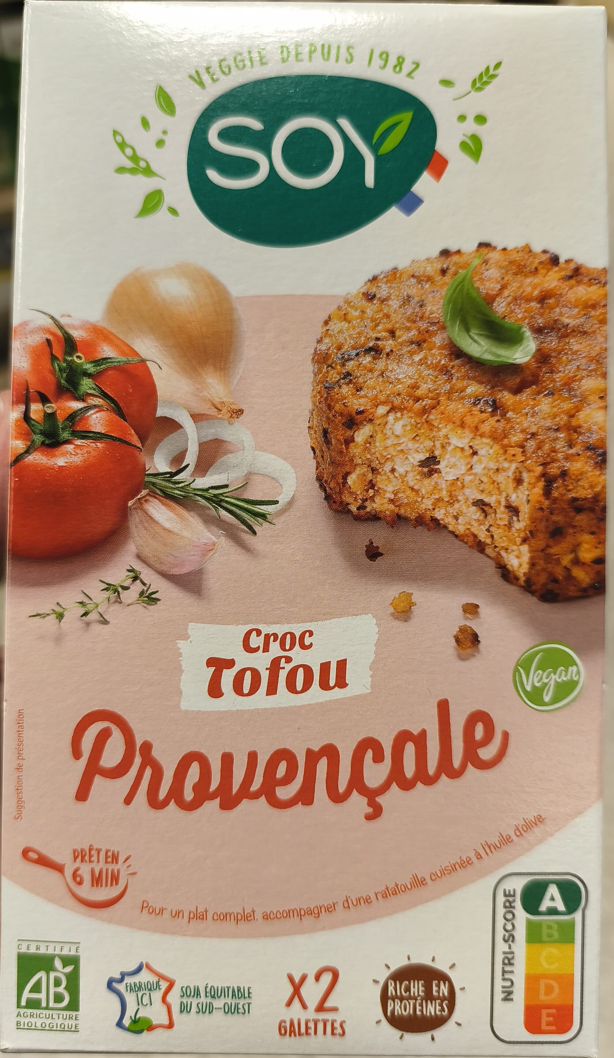 Soy Croc Tofou à la Provençale packshot