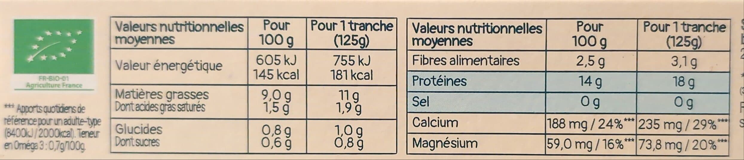 Céréal Bio Tofu nature à cuisiner packshot