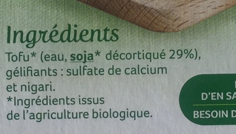Céréal Bio Tofu nature packshot