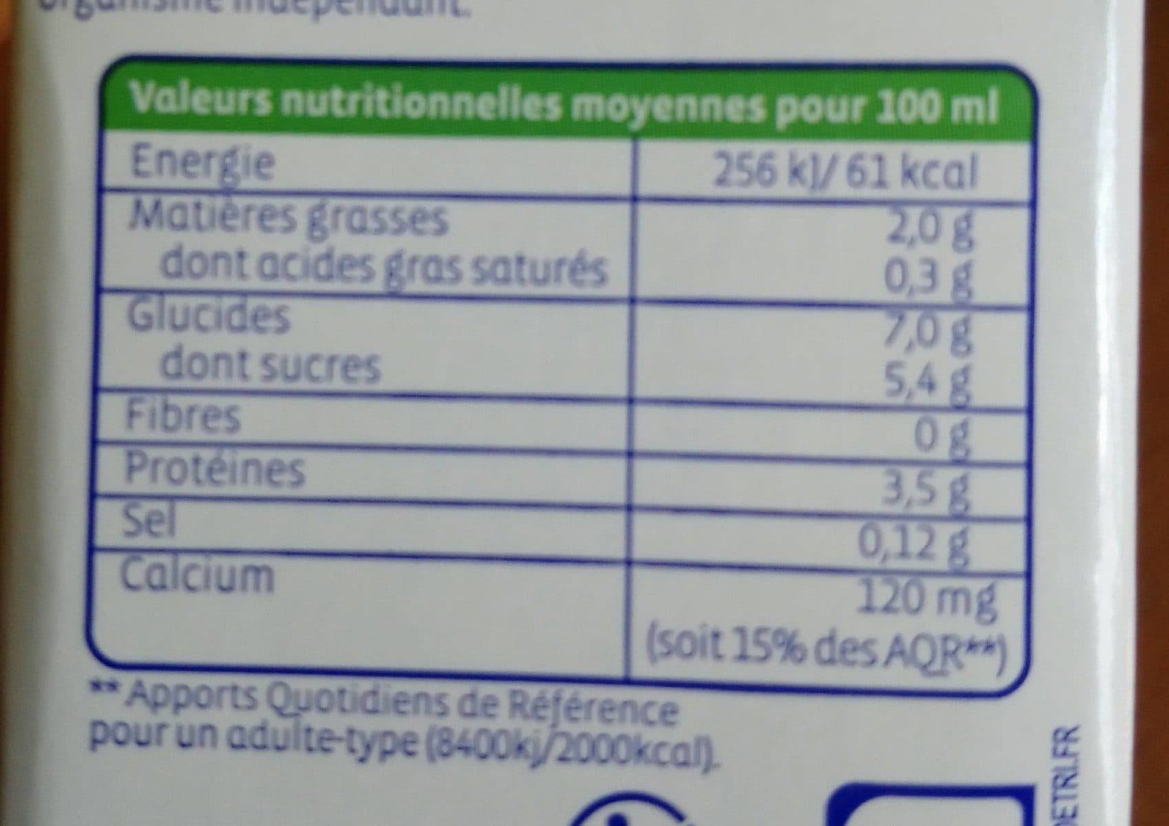 Biocoop Boisson au Soja goût vanille packshot