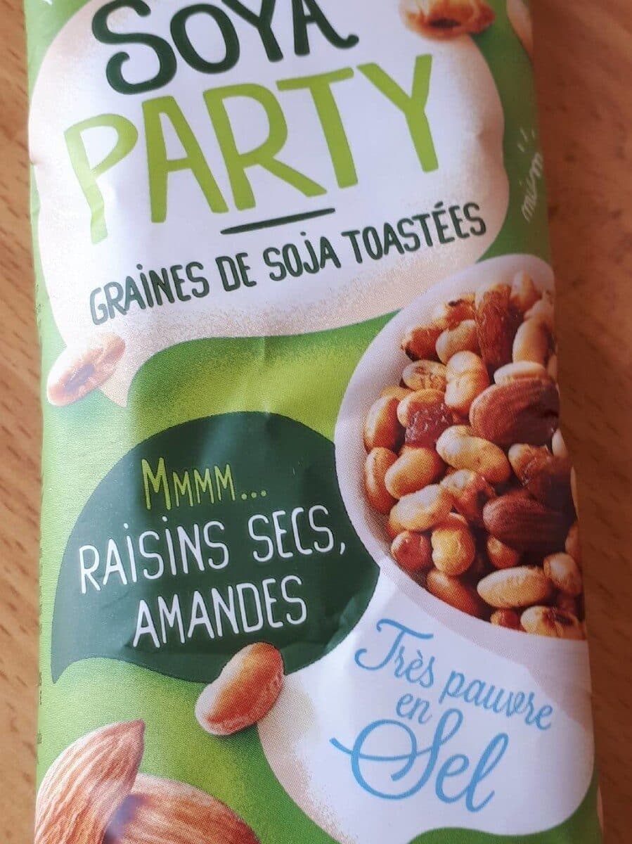 Soy Graines De Soja Toastees Amandes Raisins Secs packshot