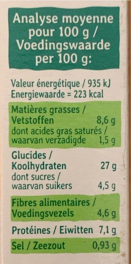 Soy Grinioc orge chèvre, miel, noix packshot