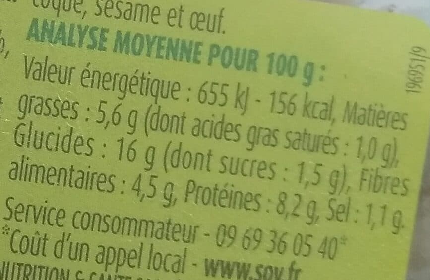 Soy Poêlée à la libanaise packshot