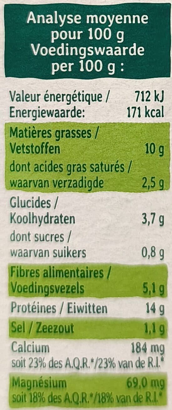 Soy Croc tofou chèvre, épinards et graines de pavot packshot