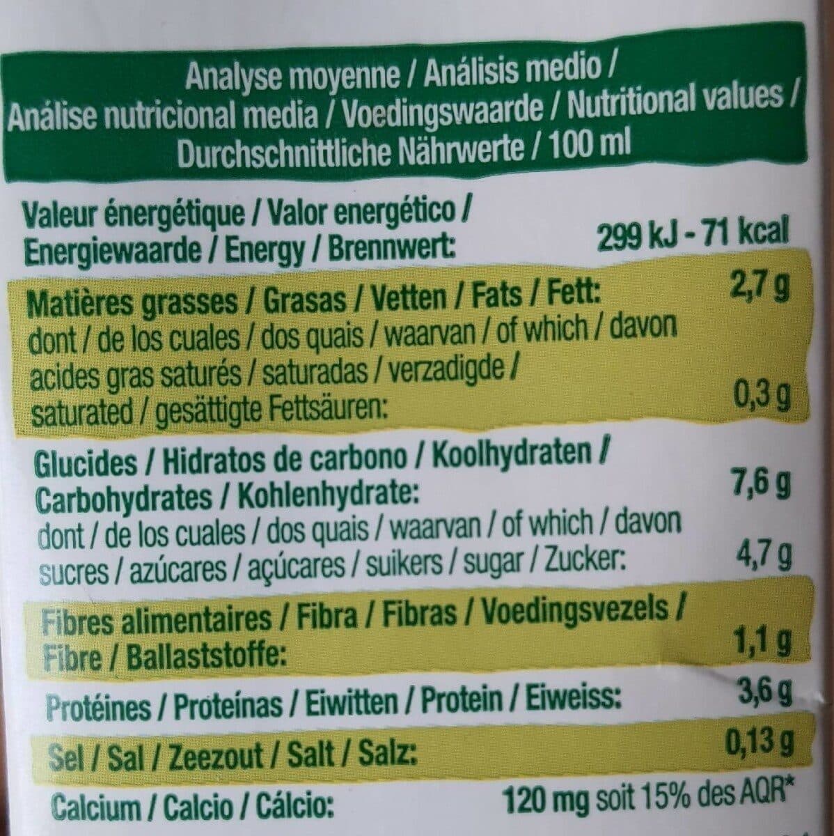 Nutrition & Nature Boisson au soja français petit épeautre et noisette packshot