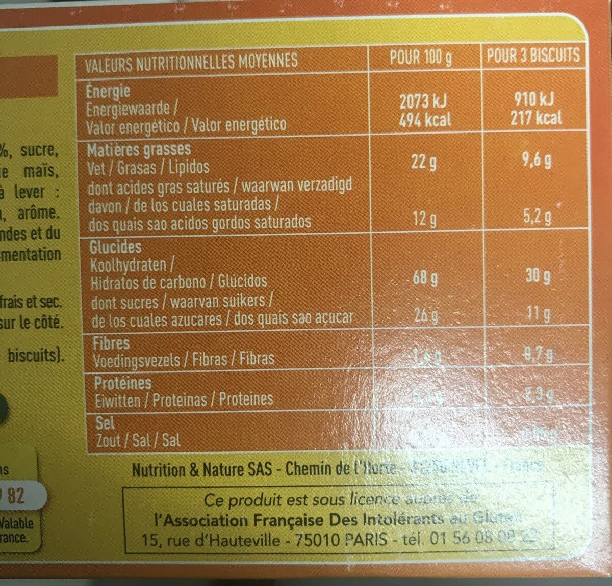 Valpiform Palets Au Beurre - 140 GR - Valpiform packshot