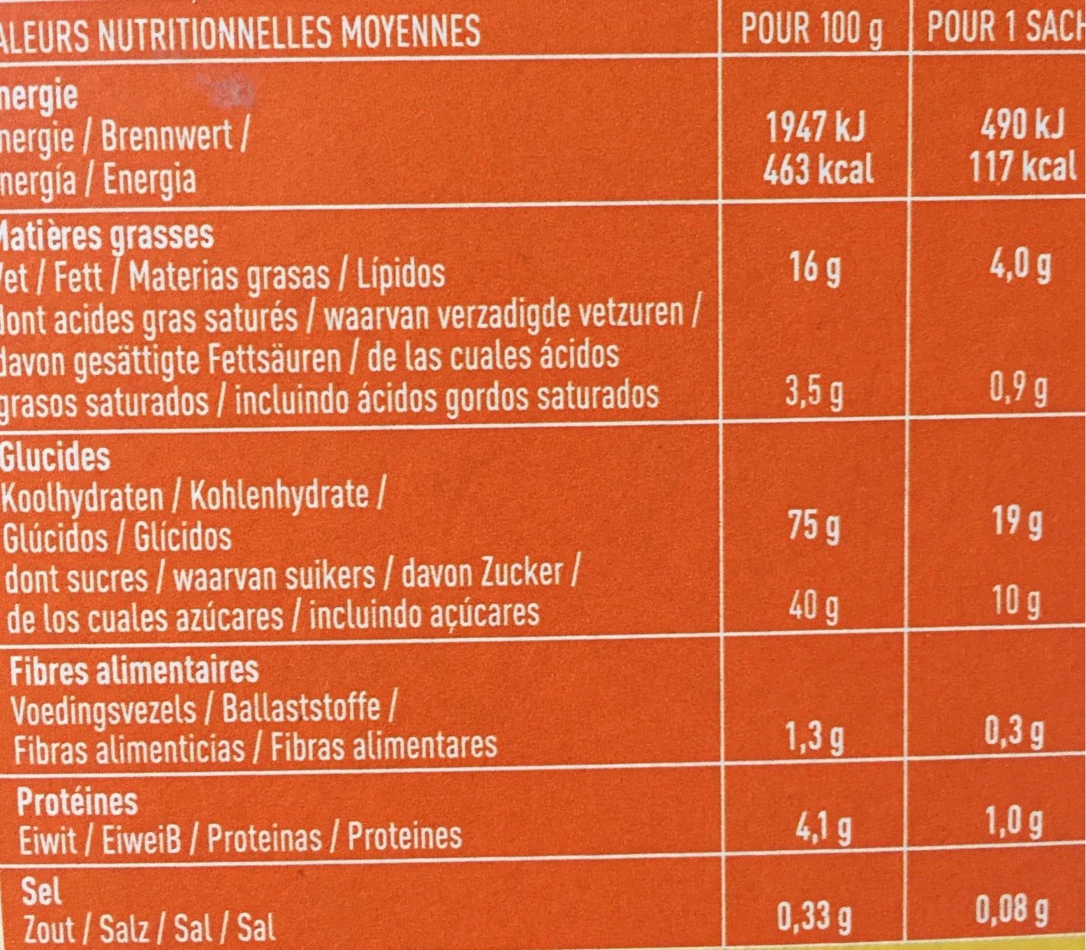 VALPIFORM' Crousti Cacao Noisette packshot