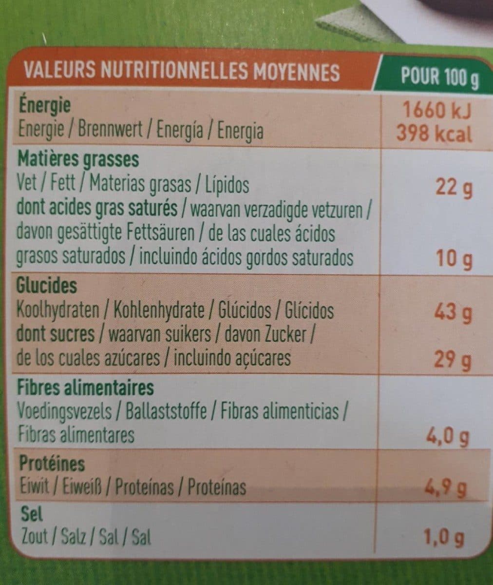 Open Food Facts Moelleux Chocolat packshot