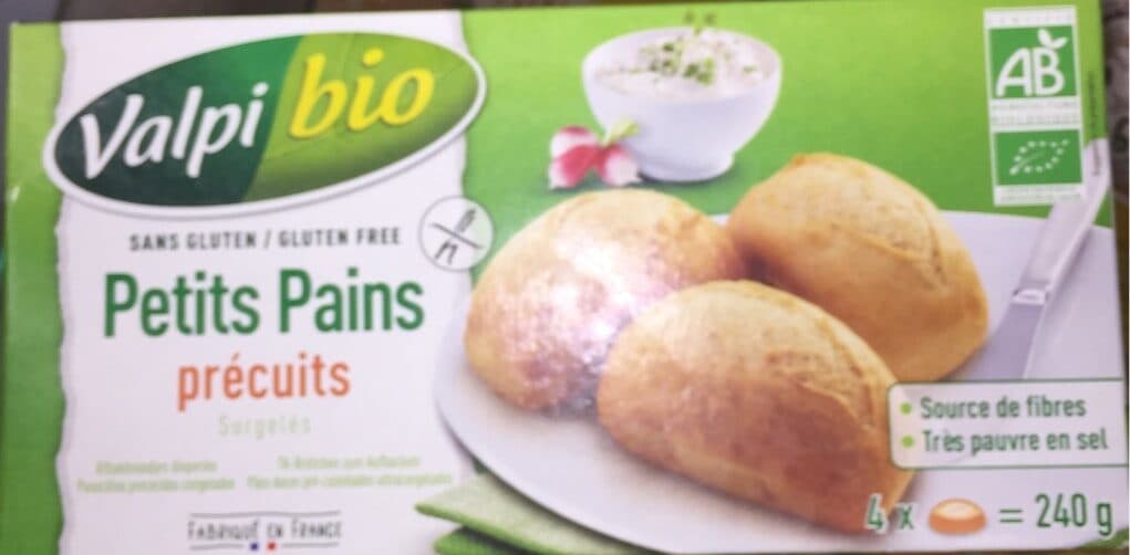 Valpi Bio Petits pains précuits packshot