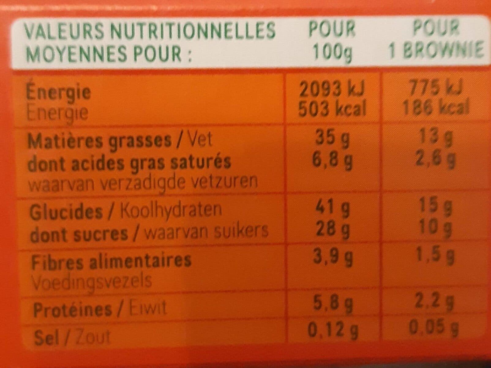 VALPIFORM' Brownie choco aux noisettes packshot