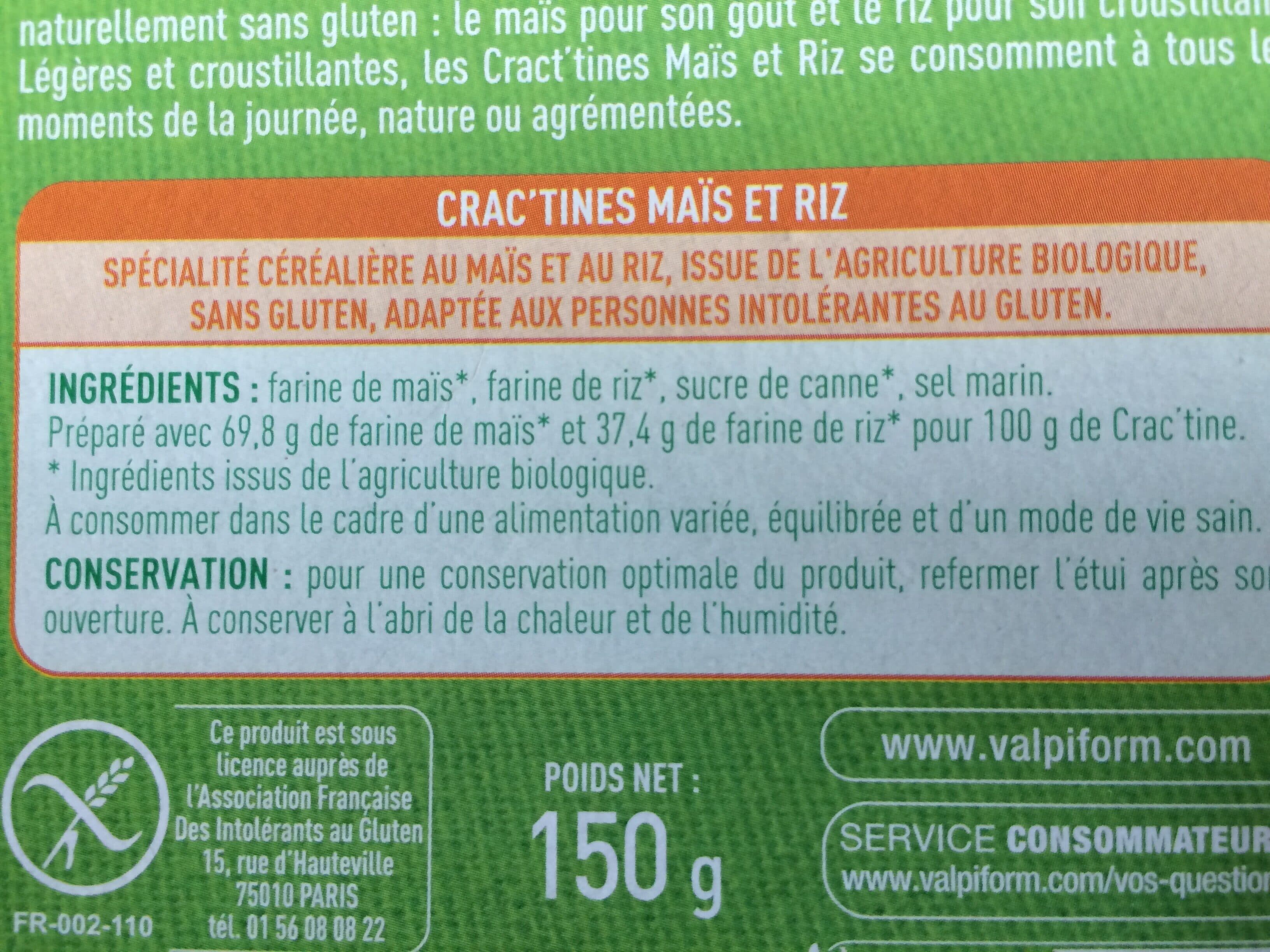 Valpi Bio Crac'Tines packshot