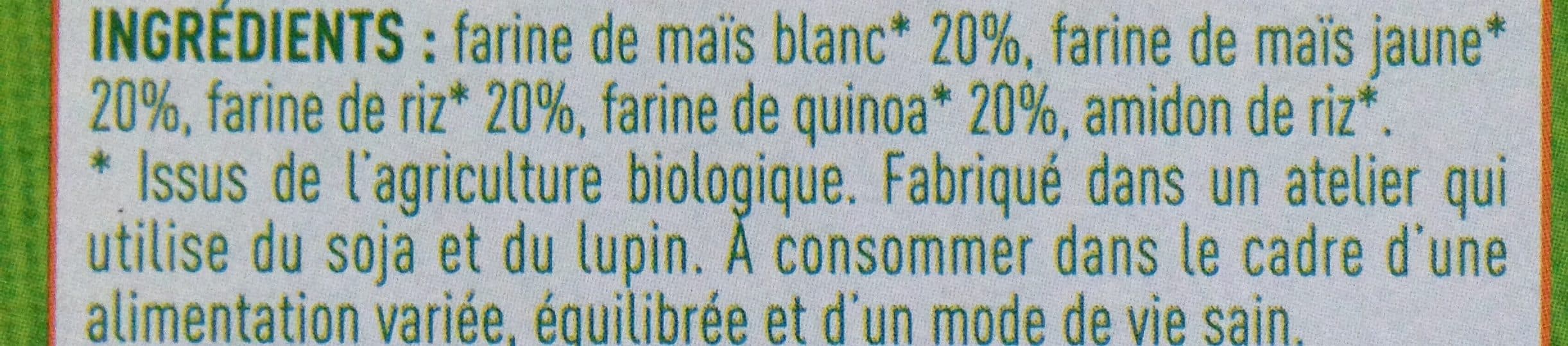Valpibio Coquillettes Maïs Riz Quinoa Bio - 500 G - Valpibio packshot