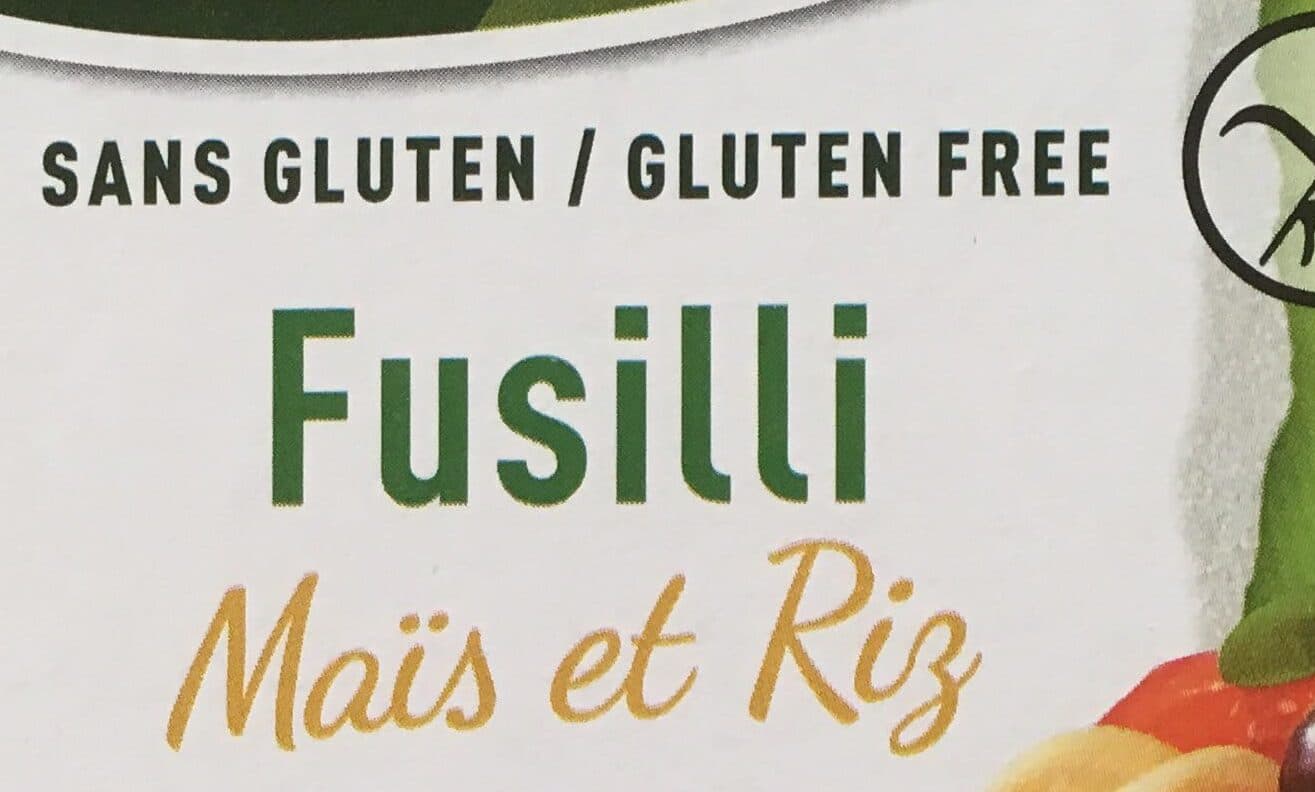 VALPI BIO Fusilli maïs et riz packshot