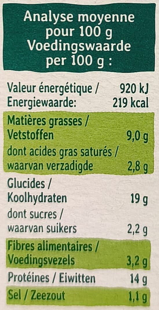 Soy Croc seitan pommes de terre emmental et oignons packshot