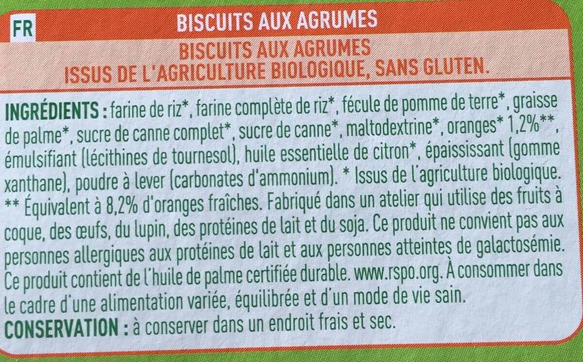 Valpibio Biscuits Agrumes packshot