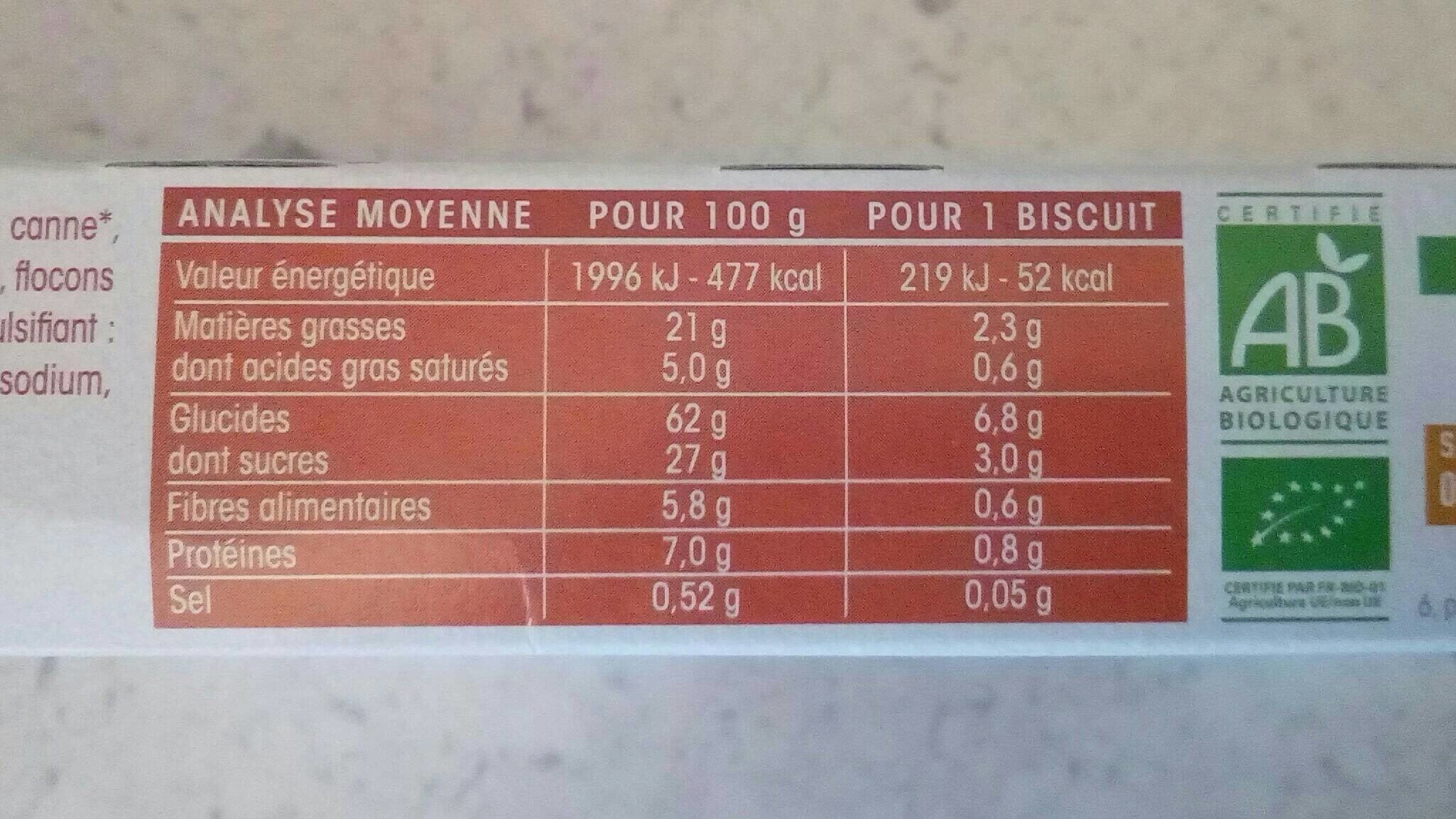 Céréalpes Sablés chocolat noir packshot