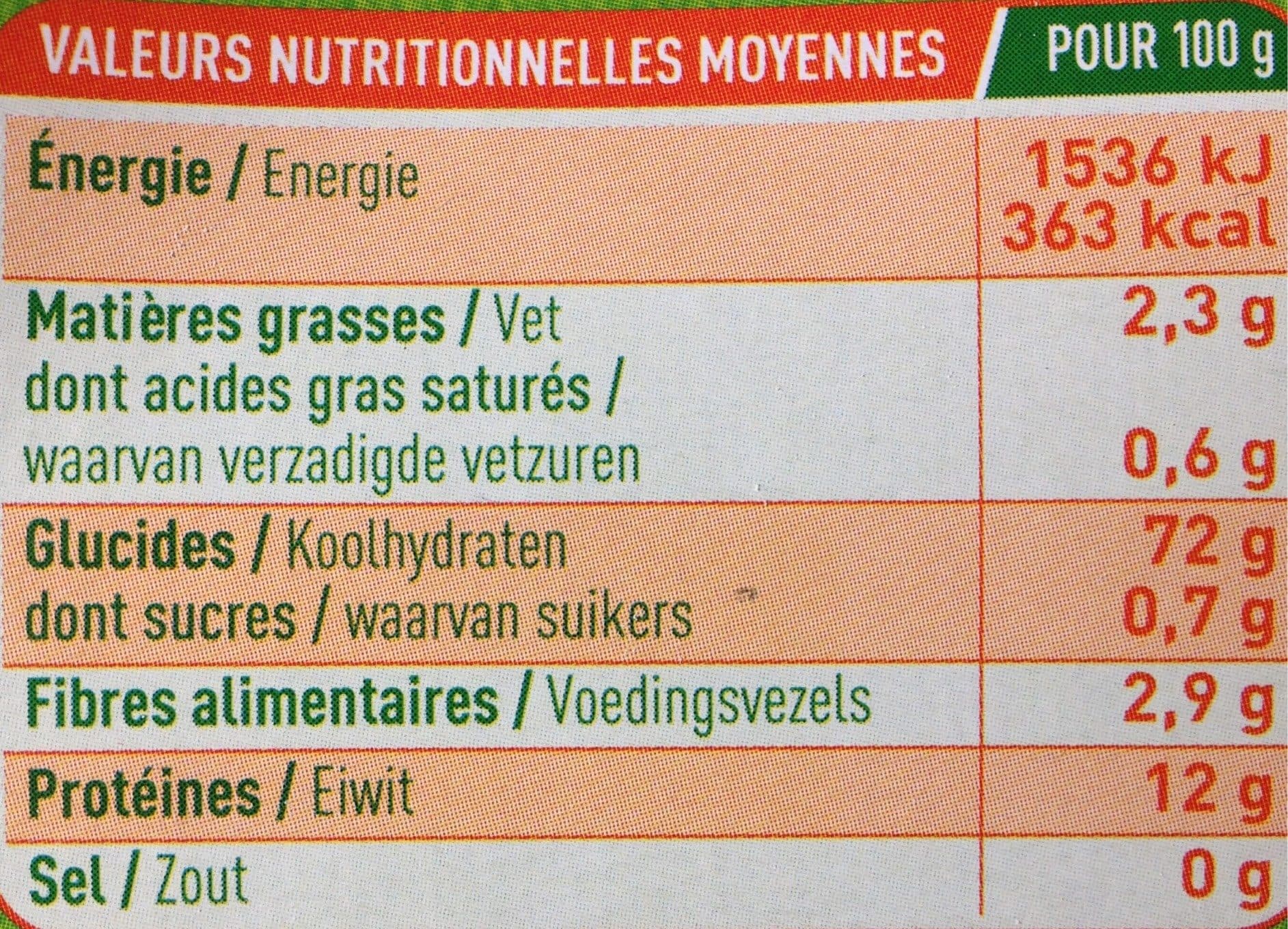 Valpi Bio Torsades riz-pois chiches packshot