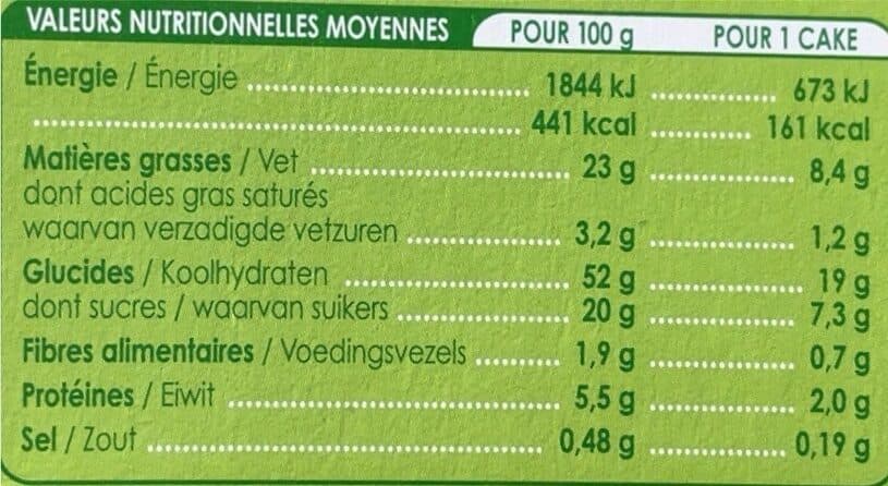 Valpi bio P'tits Cakes Chataigne packshot