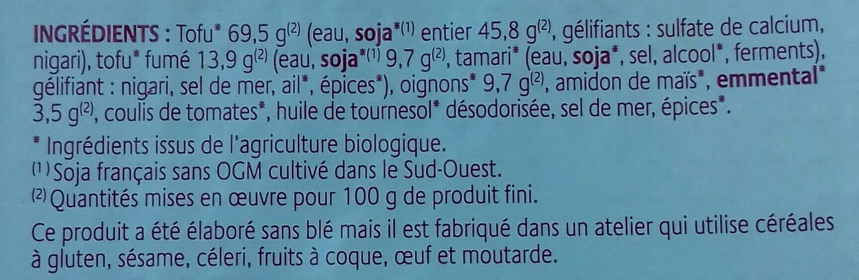 Soy Tartes veggie Lorraine packshot