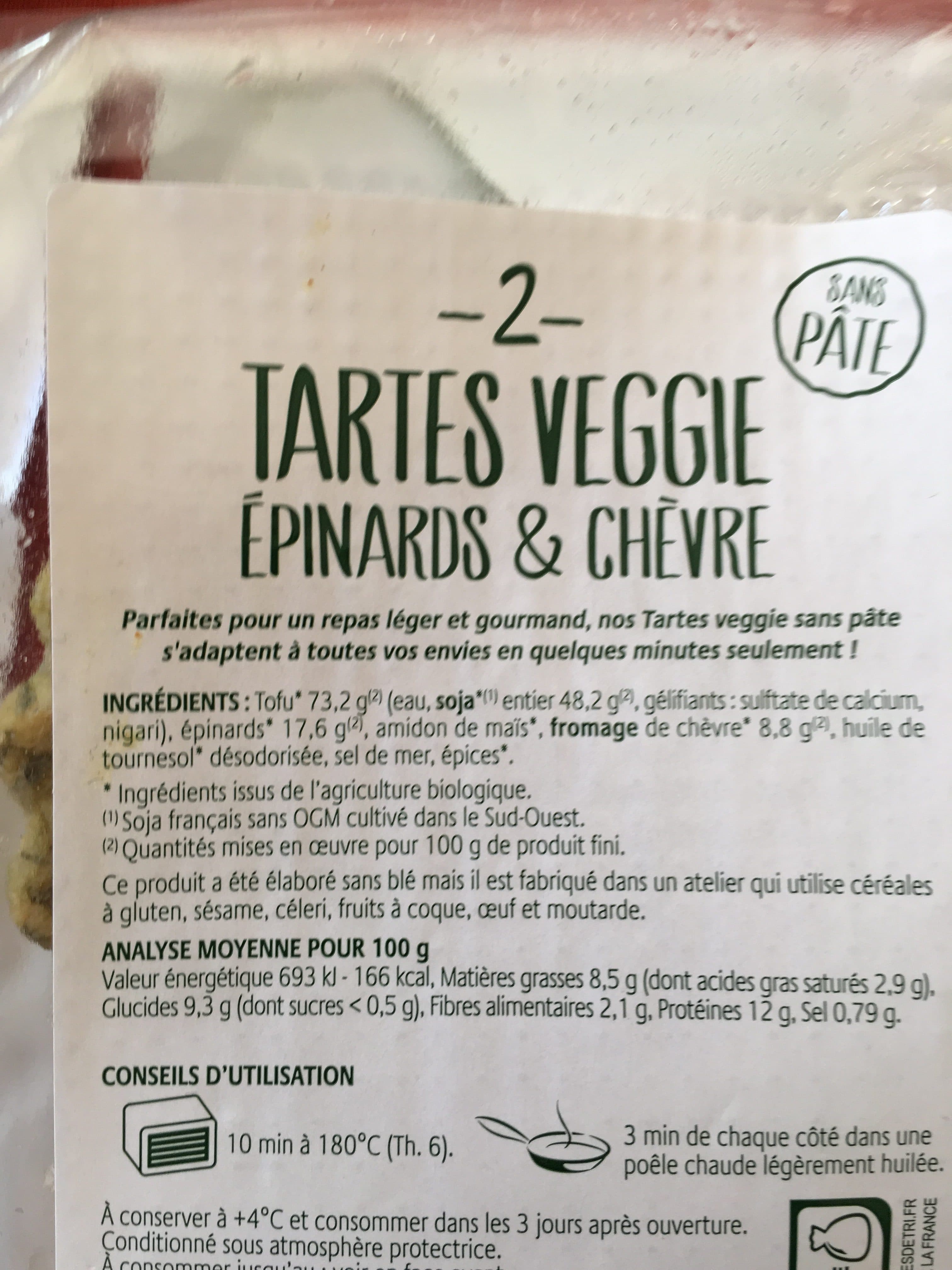 SOY Tartes veggies packshot