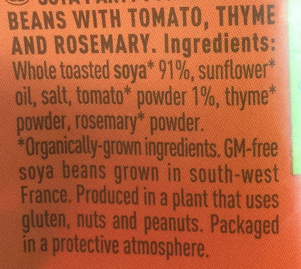 Soy Soya Party - Graines de soja toastées à la tomate, au thym... packshot