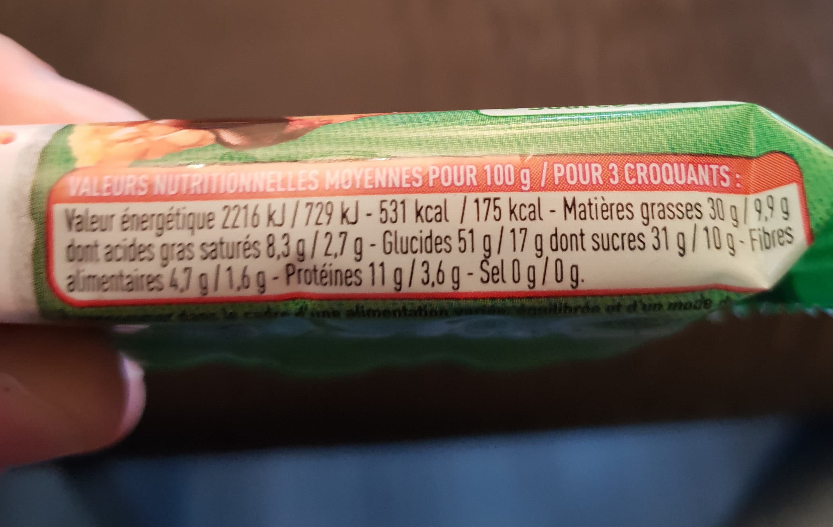 VALPI BIO Croquant sésame chocolat orange packshot