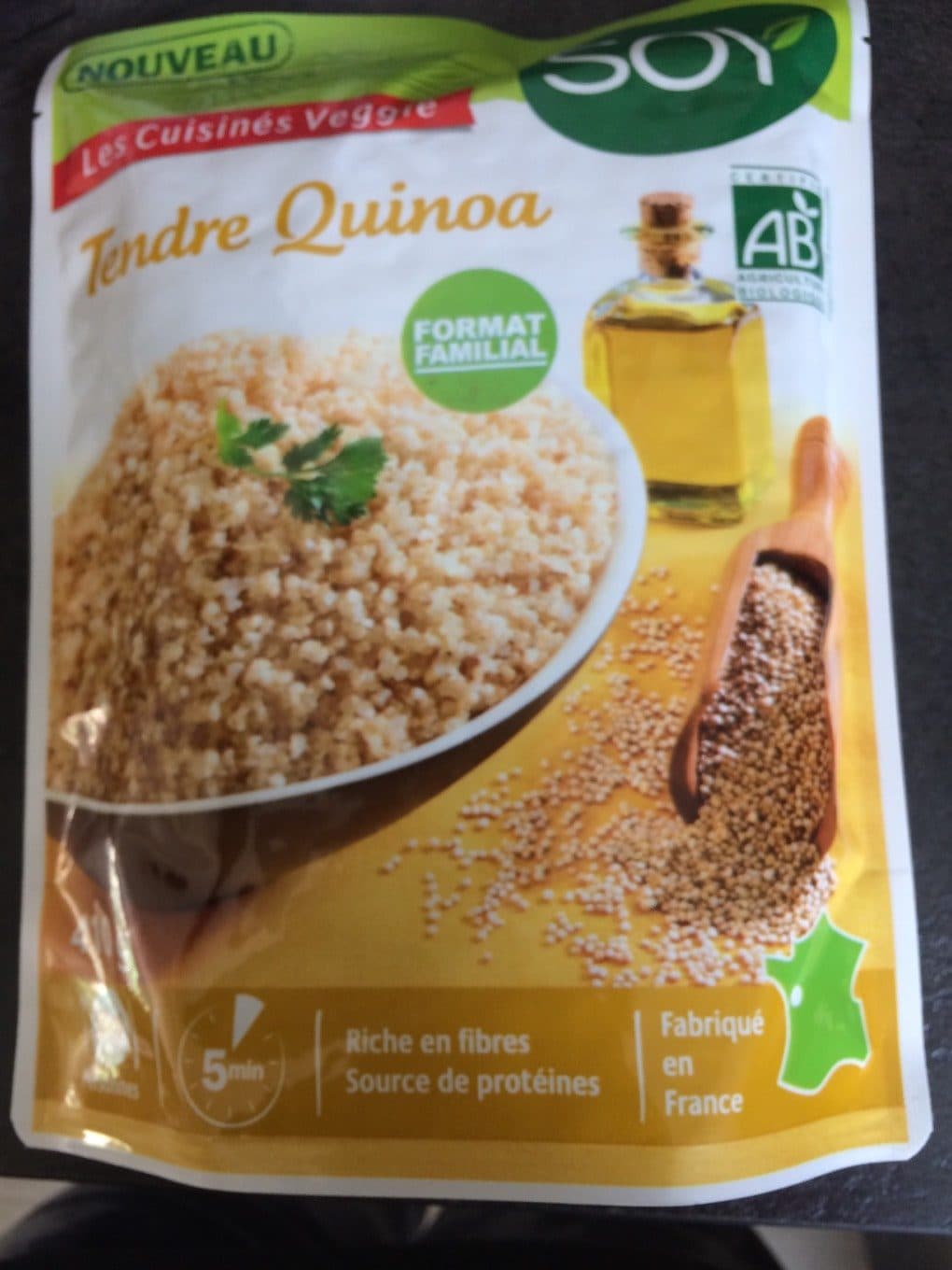 Soy Tendre quinoa packshot