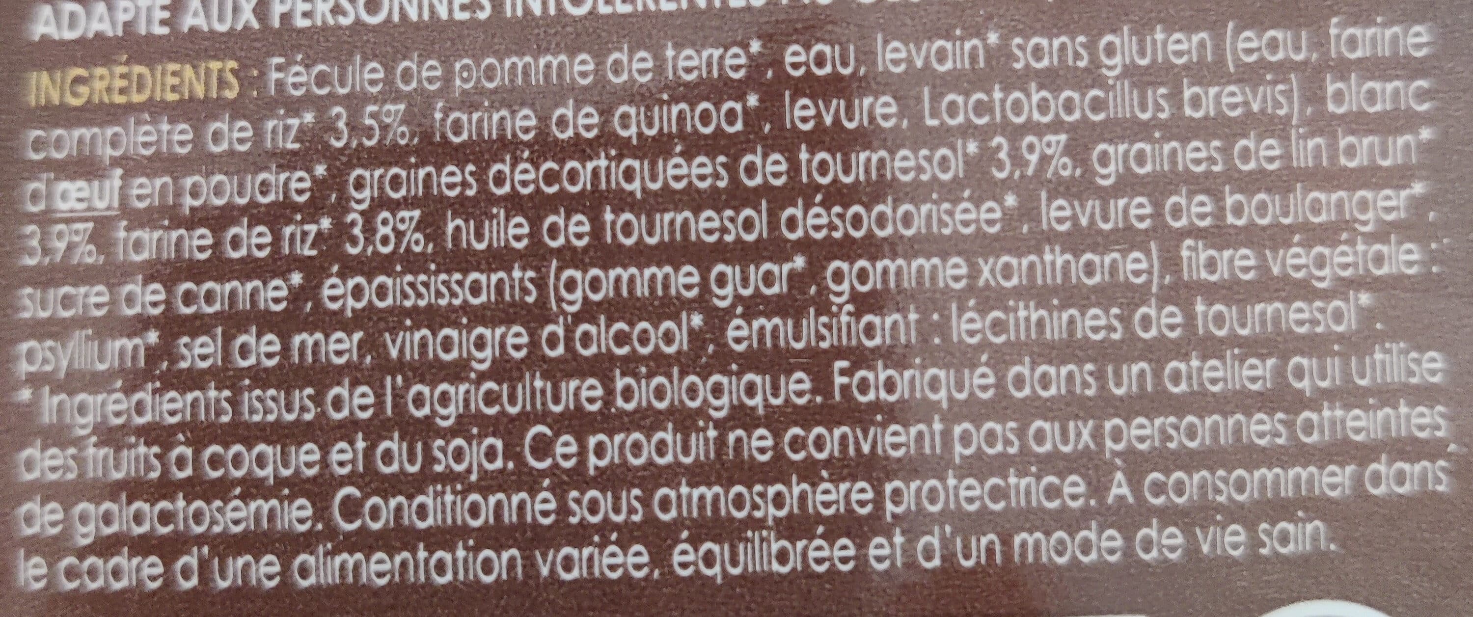 Valpibio Pain de mie sans gluten aux graines packshot