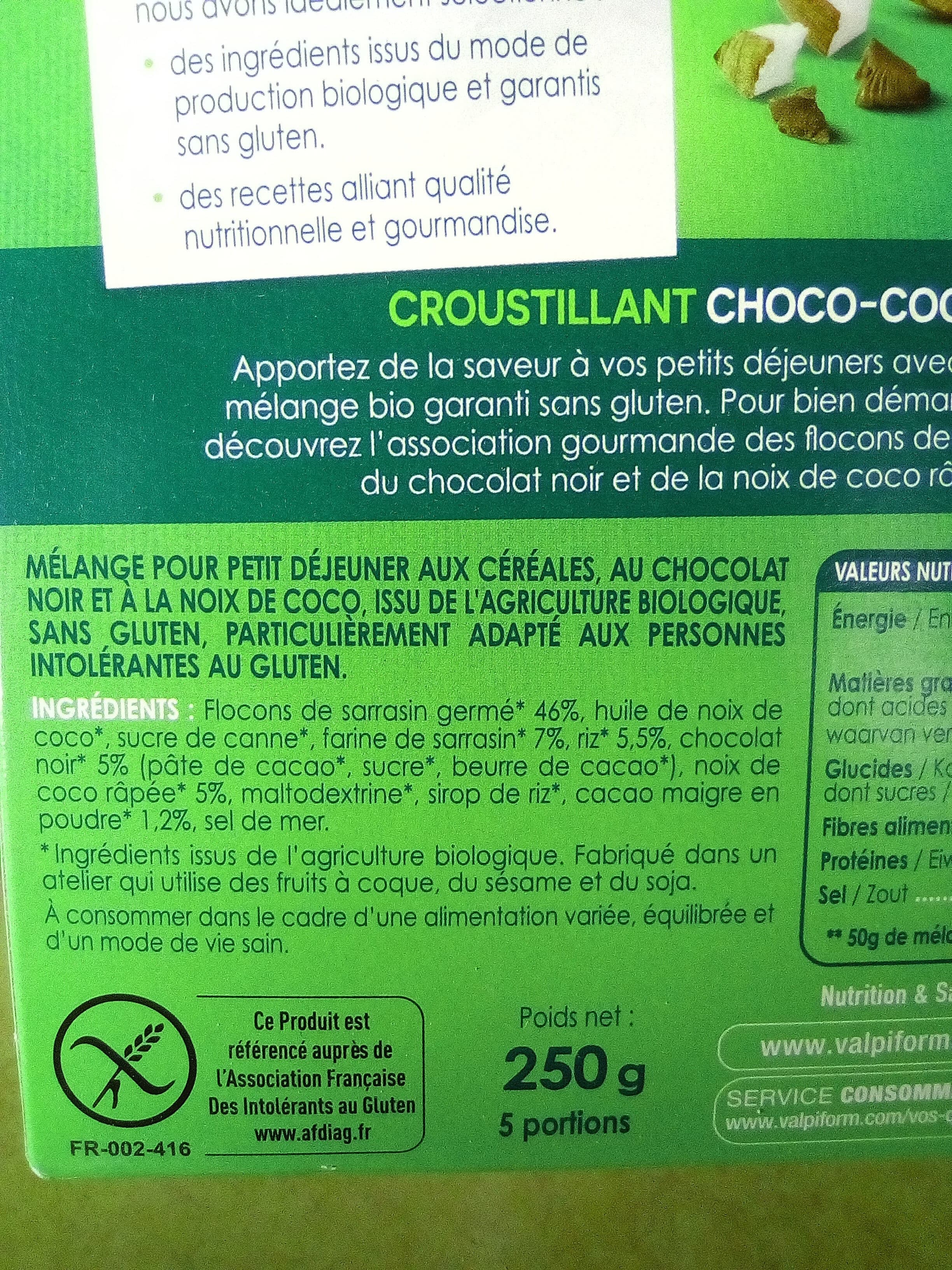 Valpibio Croustillant choco coco packshot