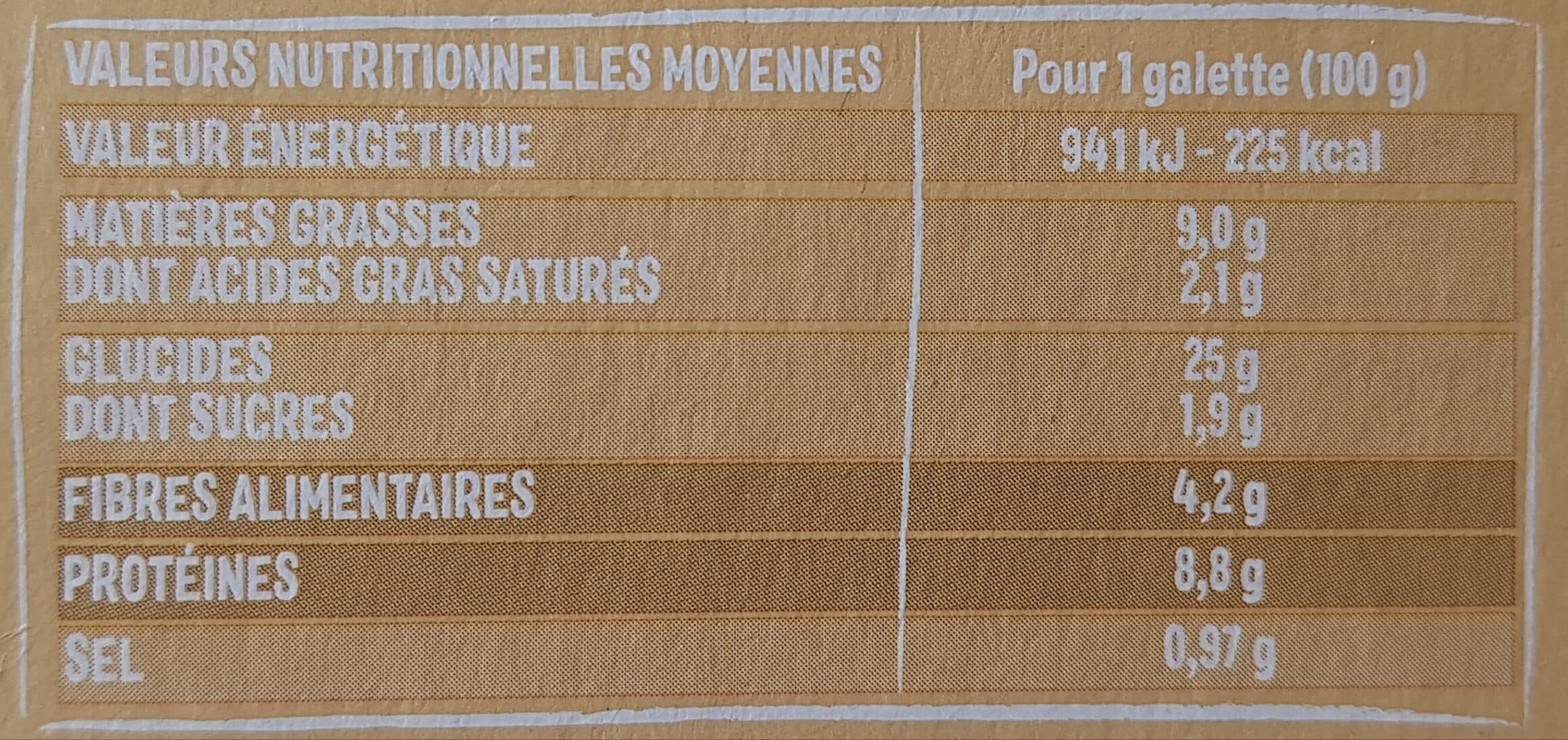 Céréal BIO Galettes Boulgour & Sarrasin à l'Emmental packshot
