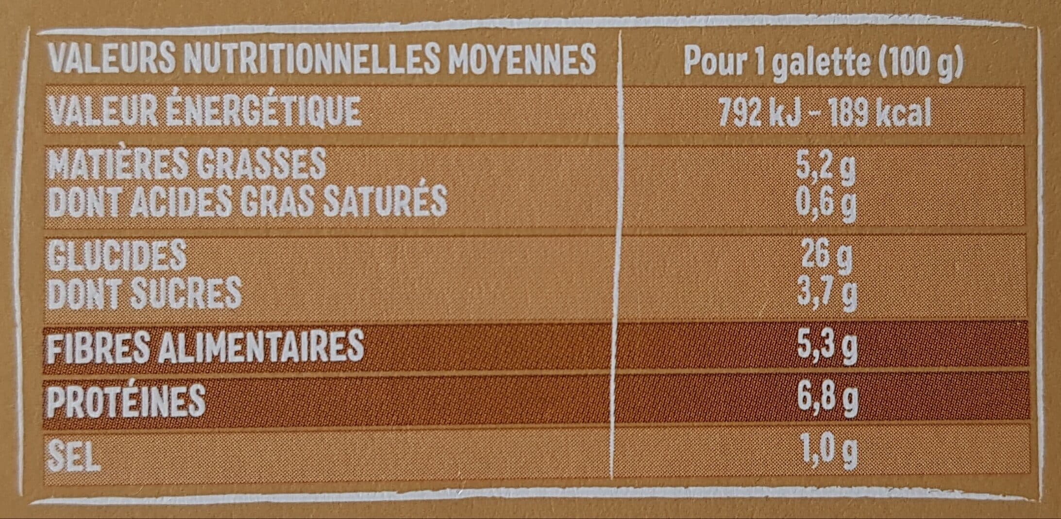 Céréal Bio Galettes millet et boulghour aux champignons packshot