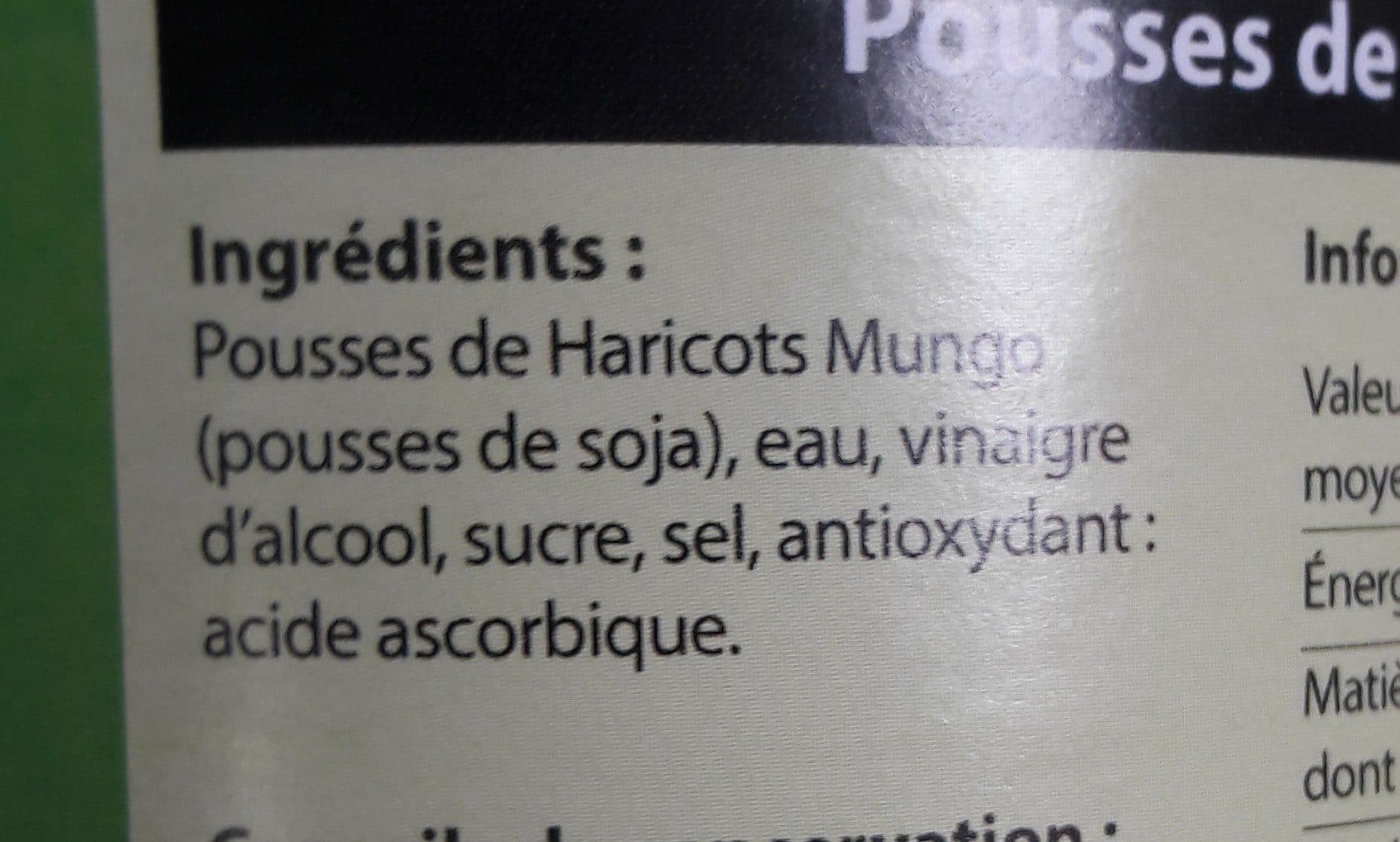 Minerve Pousses de soja packshot