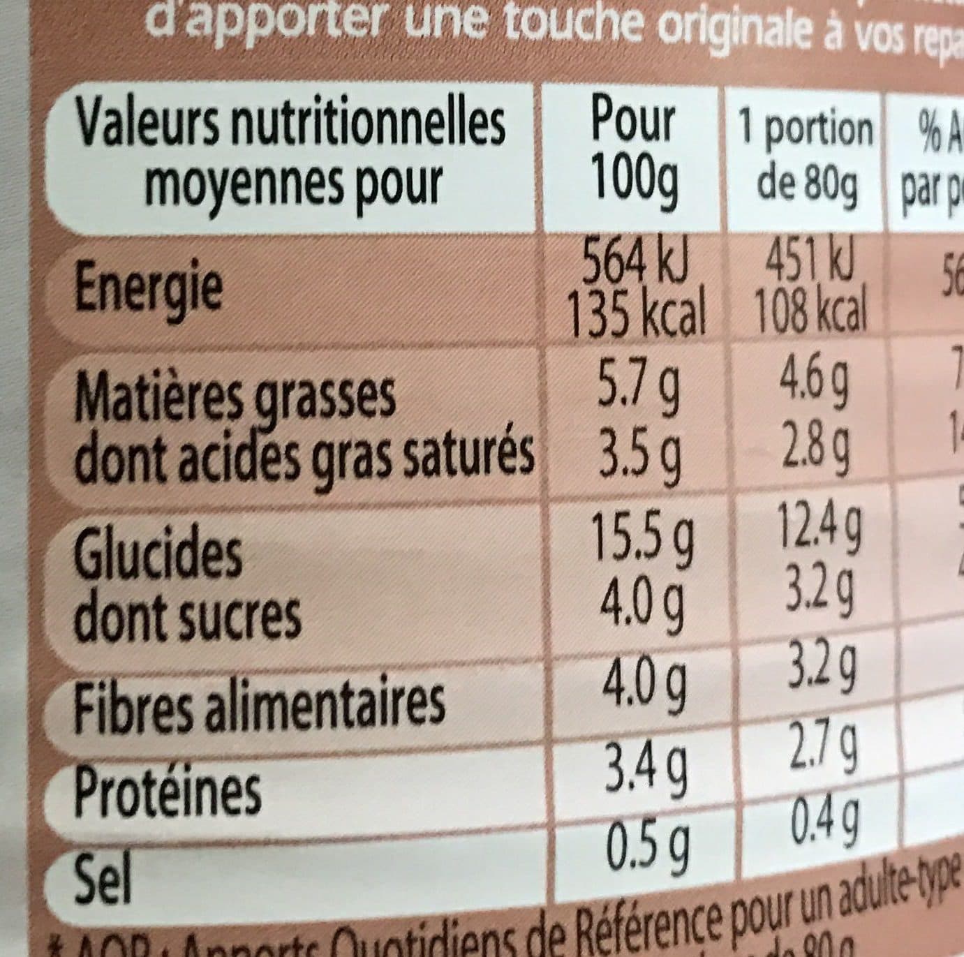 Minerve Restauration Mousseline de Marrons packshot
