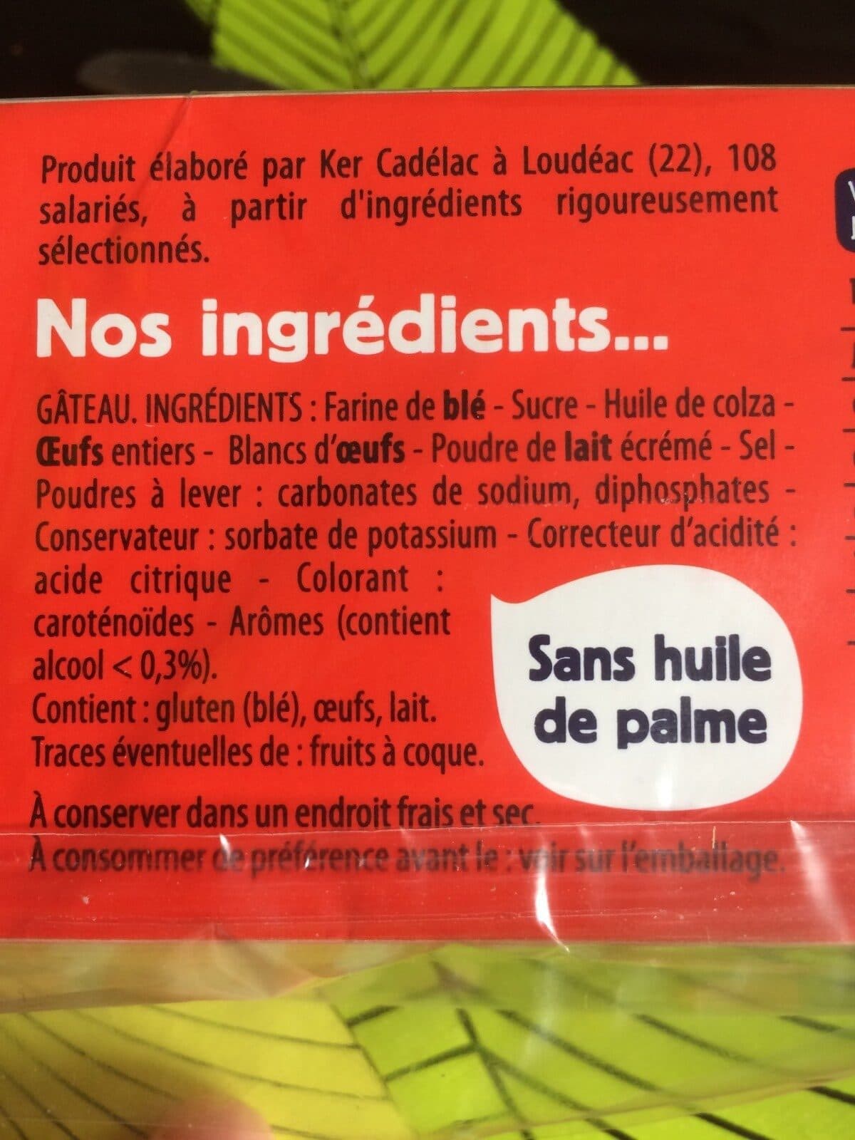 Ker Cadélac Mon Cake Nature packshot