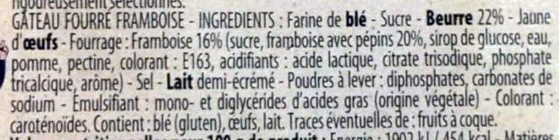 Ker Cadélac Gâteau Breton pur beurre, framboise packshot