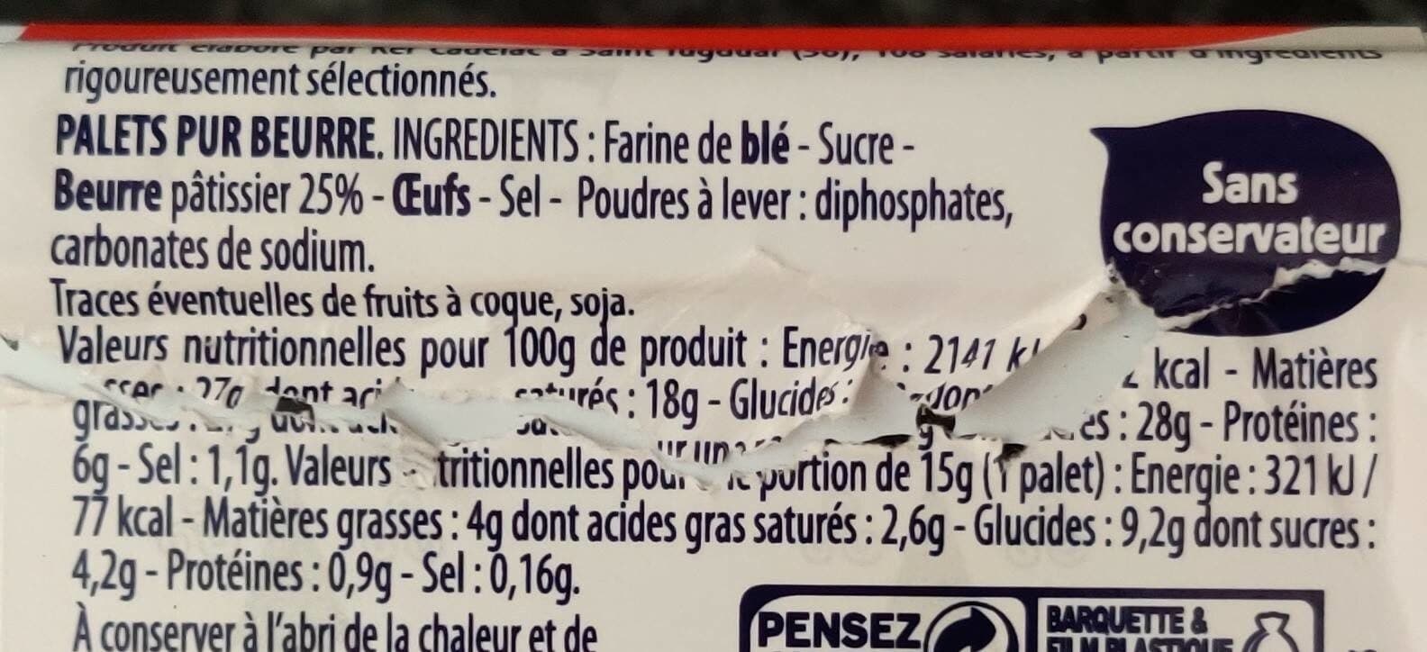 Ker Cadelac Palet bretons pur beurre packshot