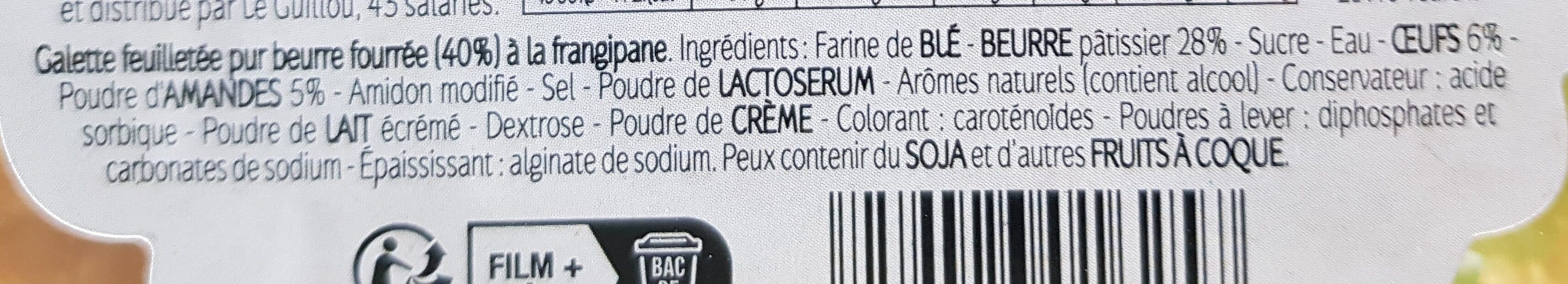 Le Guillou Galette des rois à la frangipane - Le Guillou packshot