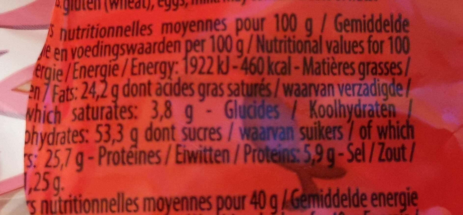 Patisseries gourmandes Moelleux Chocolat 1 - Ker Cadelac - 40 gr packshot