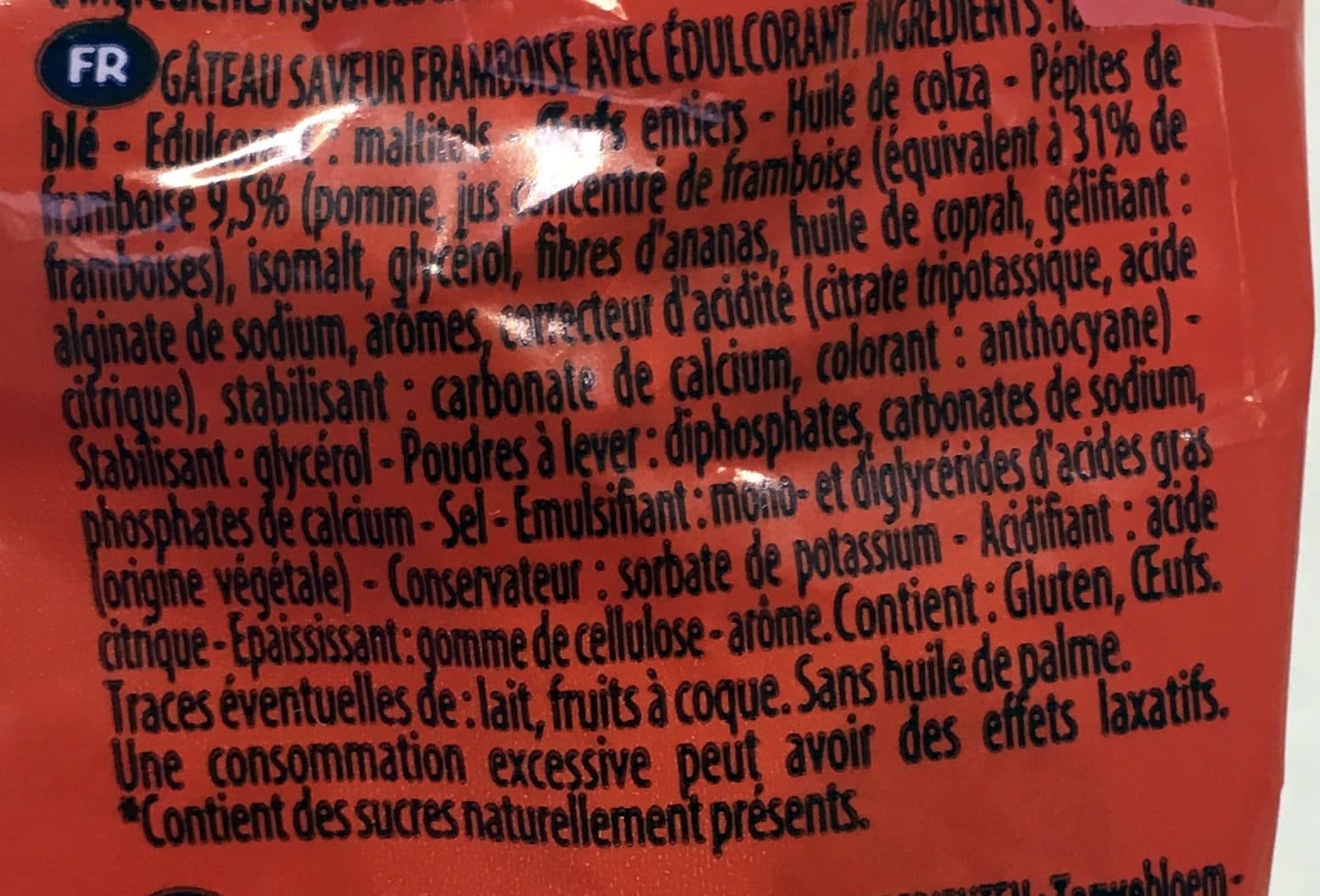 Ker Cadélac Mini cake framboise packshot