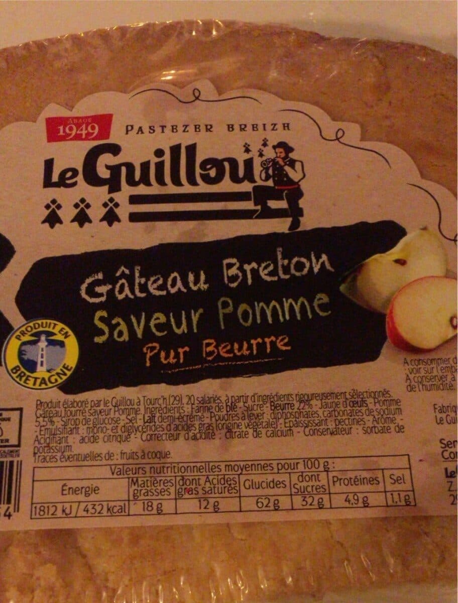 Le Guillou Demi gateau Breton a la pomme Le Guillou packshot