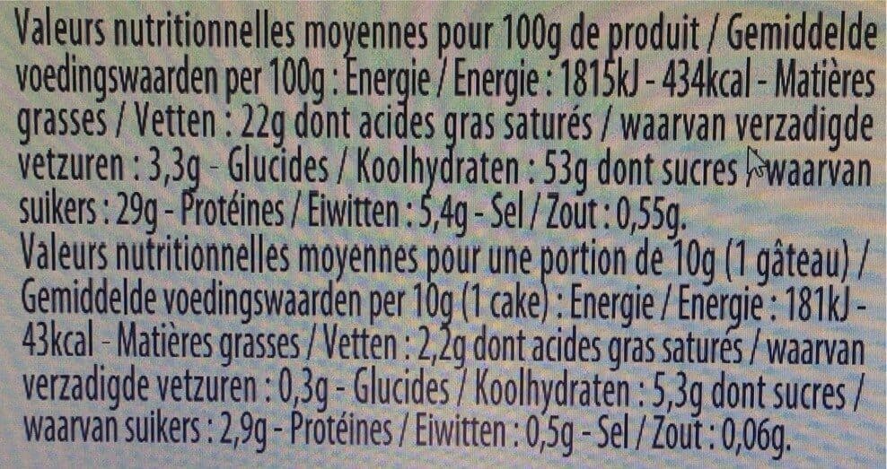 Ker Cadélac Mini's pépites de chocolat au lait packshot