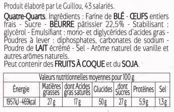Le Guillou Quatre-Quarts Bretons Pur Beurre packshot