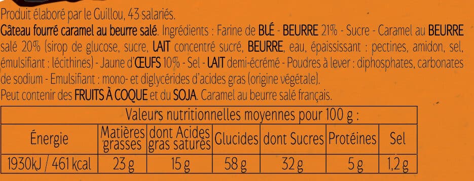 Le Guillou Gâteau breton au caramel au beurre salé - Le Guillou packshot