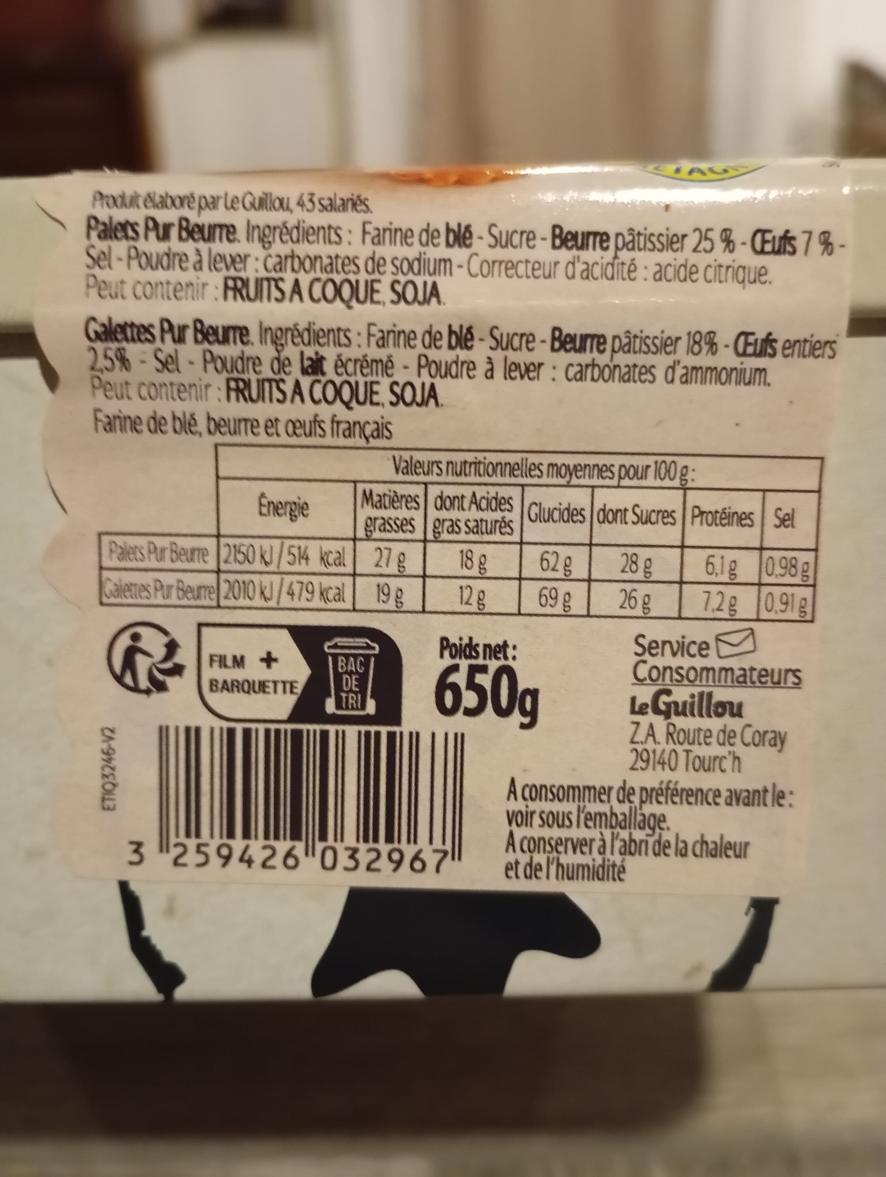 Le Guillou Palets et galettes packshot