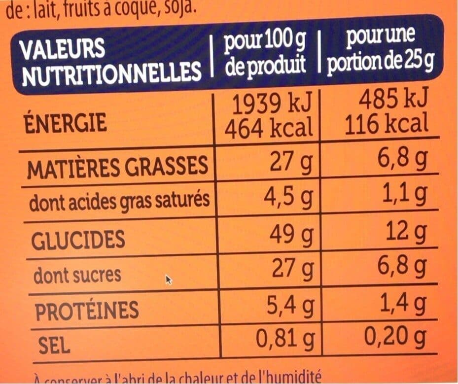 Ker Cadélac Madeleines aux pépites de chocolat packshot