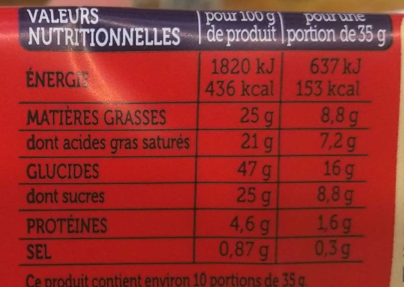 Ker Cadélac Mon Gâteau Chocolat & pépites de chocolat packshot