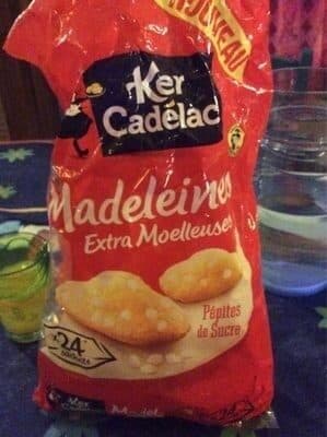 Ker Cadelac Madeleines Pepites Sucre packshot