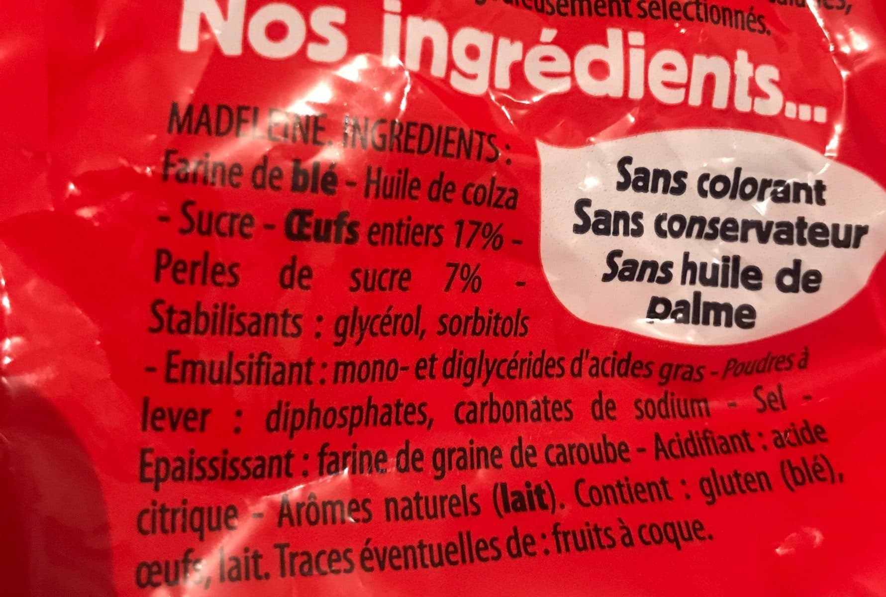 Ker Cadélac Madeleines extra moelleuses packshot