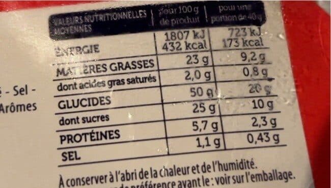Ker Cadelac Cake nature packshot